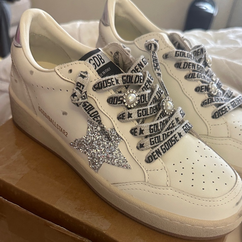 Golden Goose White Ball Star 2 Sneakers